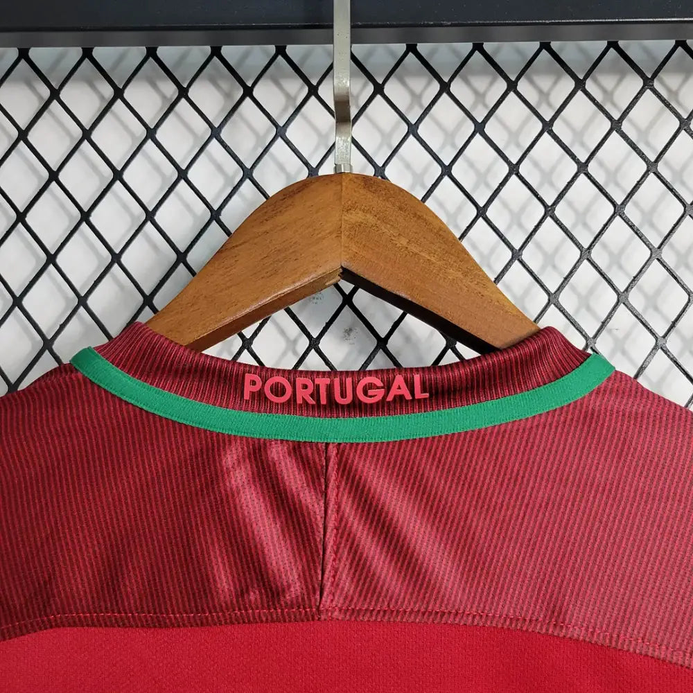 Retro Portugal Home Long-Sleeve Shirt 2016