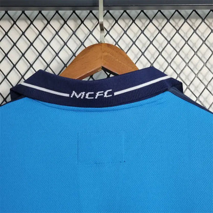 Retro Man City hemma Tröja 2001/02