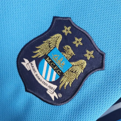 Retro Man City hemma Tröja 2001/02