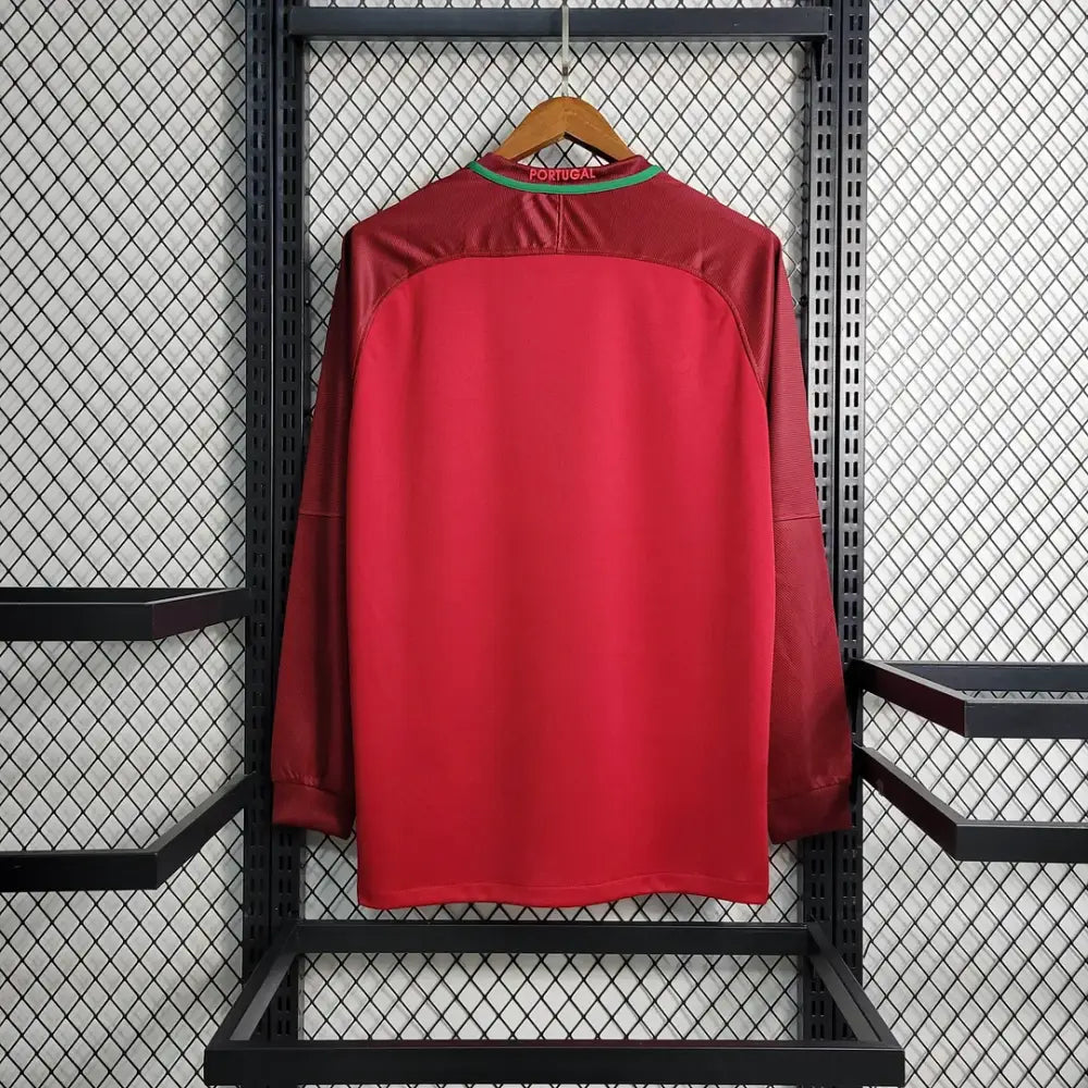 Retro Portugal Home Long-Sleeve Shirt 2016
